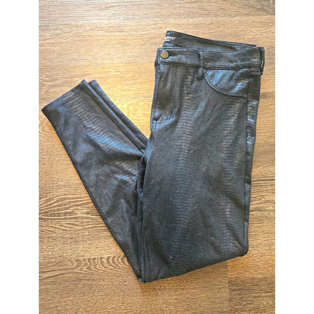 Liverpool Los Angeles Black Snake Skinny Jeans Women's Size 14